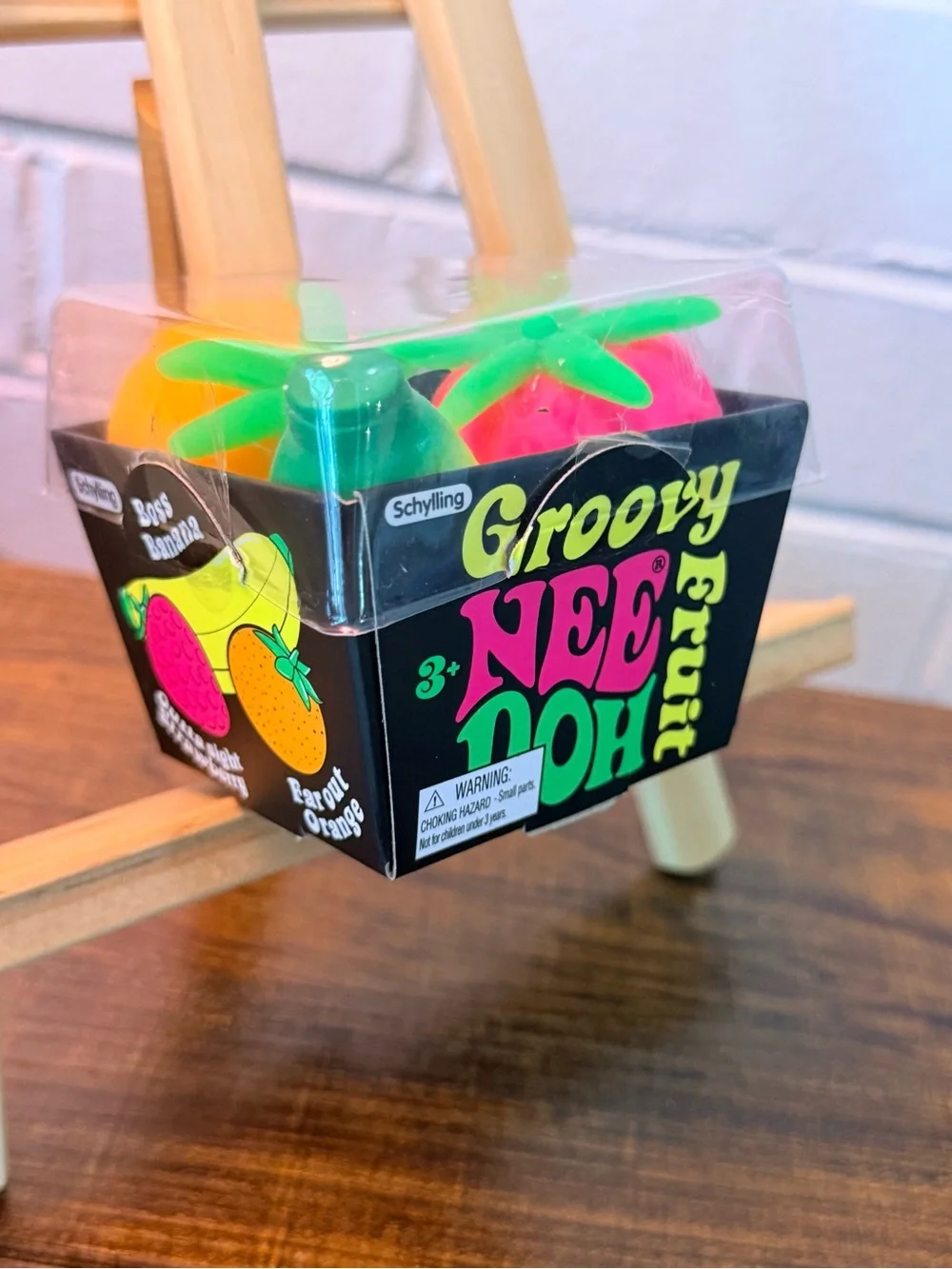NeeDoh Groovy Fruit Dream Drop Fuzz Ball 3pc